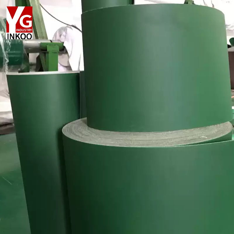 绿色PVC防静电8次方 2mm亚光面防静电输送带 工业皮带 传送带