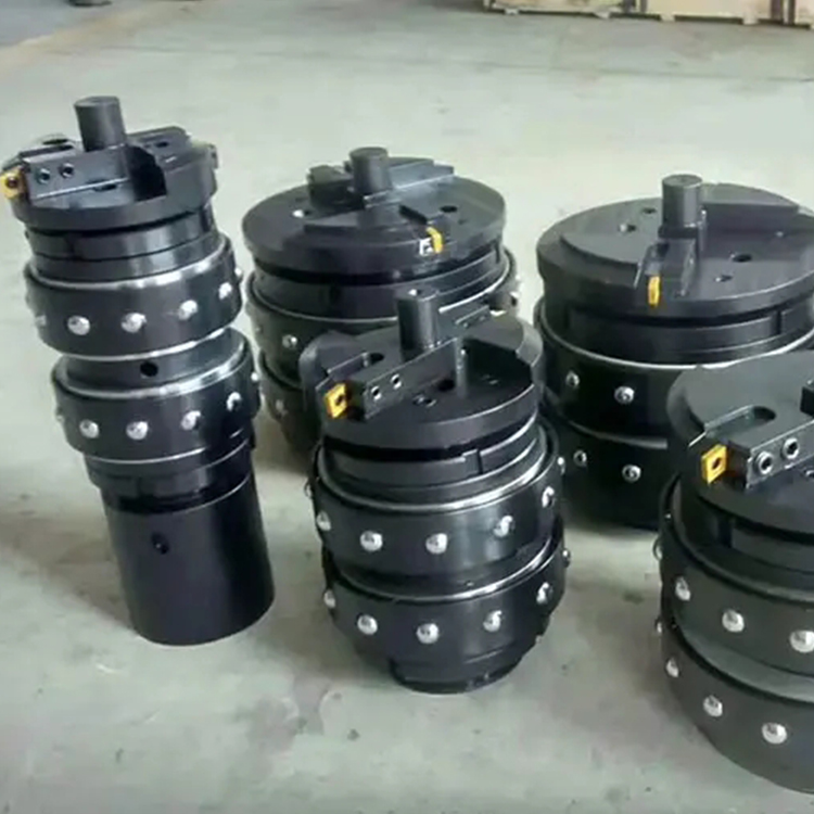 滚球可调式镗头双刃带齿可调粗镗头组合矩形螺纹连接法兰盘机身小巧