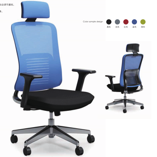 可折叠培训会议接待椅 网布软包工作椅 形脚会议椅 可带活动万向轮