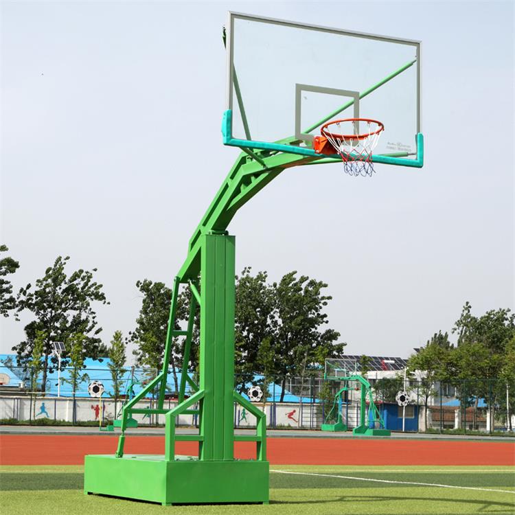 国标地埋式 方管圆管篮球架 可移动