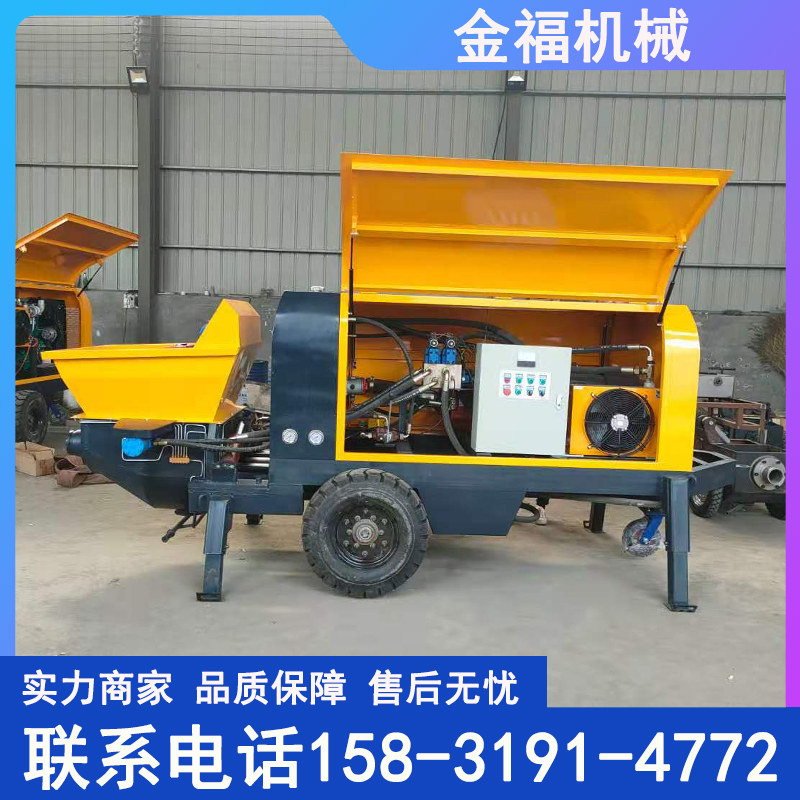 细石混泥土拖泵 二次结构造柱浇筑泵混凝土输送泵