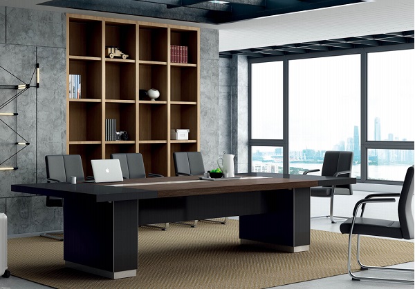 培训桌椅组合移动办公桌多功能拼接会议室长桌简约现代折叠会议桌