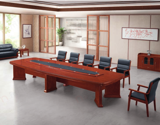 电动升降会议桌 洽谈桌小圆桌定制厂 鸿泰名办公家具接待桌批发