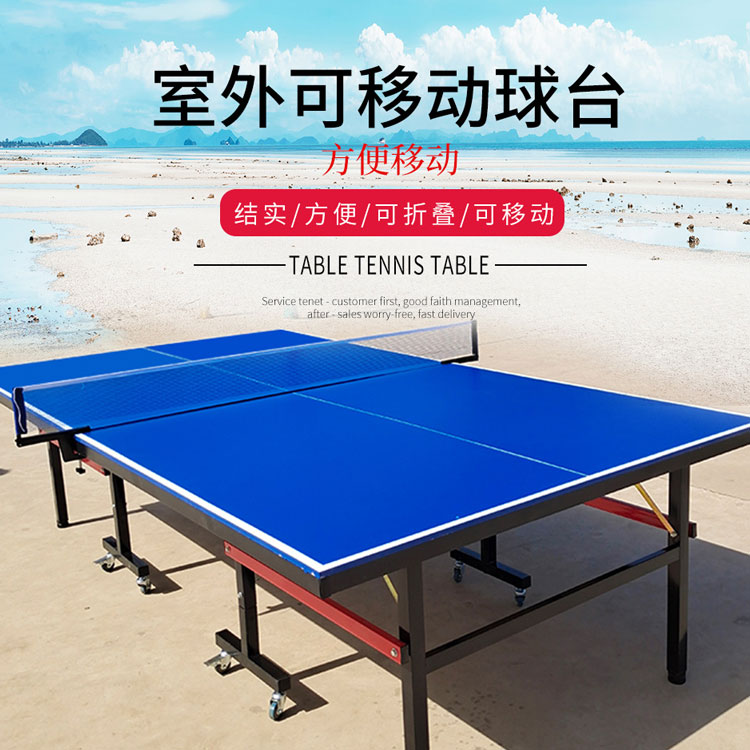 户外乒乓球台 国标标准室外SMC球台 防水防晒环保