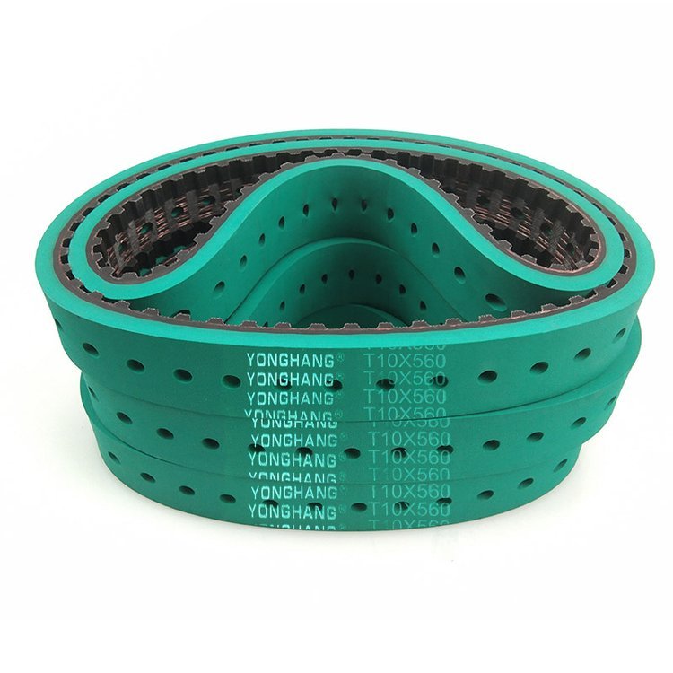 厂家生产加厚橡胶同步带 加绿胶T10传动同步带 特殊加工工业皮带